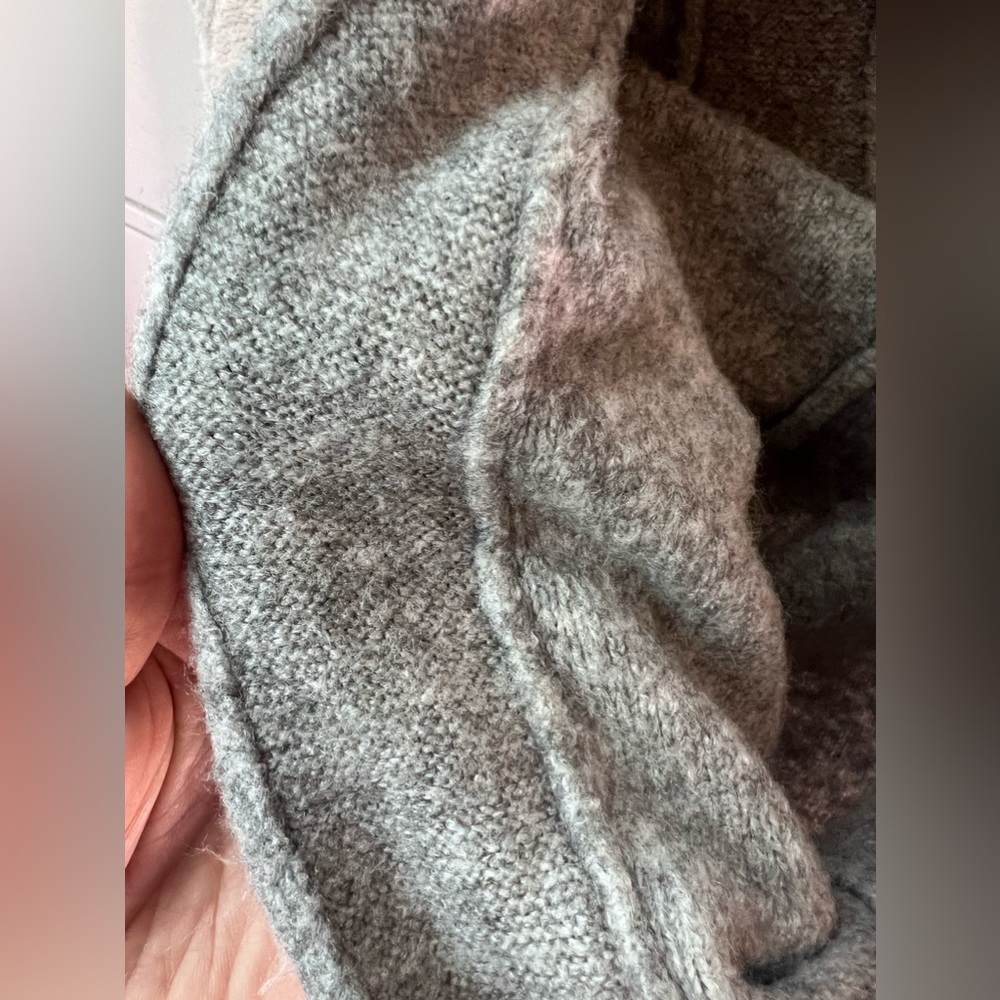 Free People Gray and Cream Hoodie - Picture 5 of 16